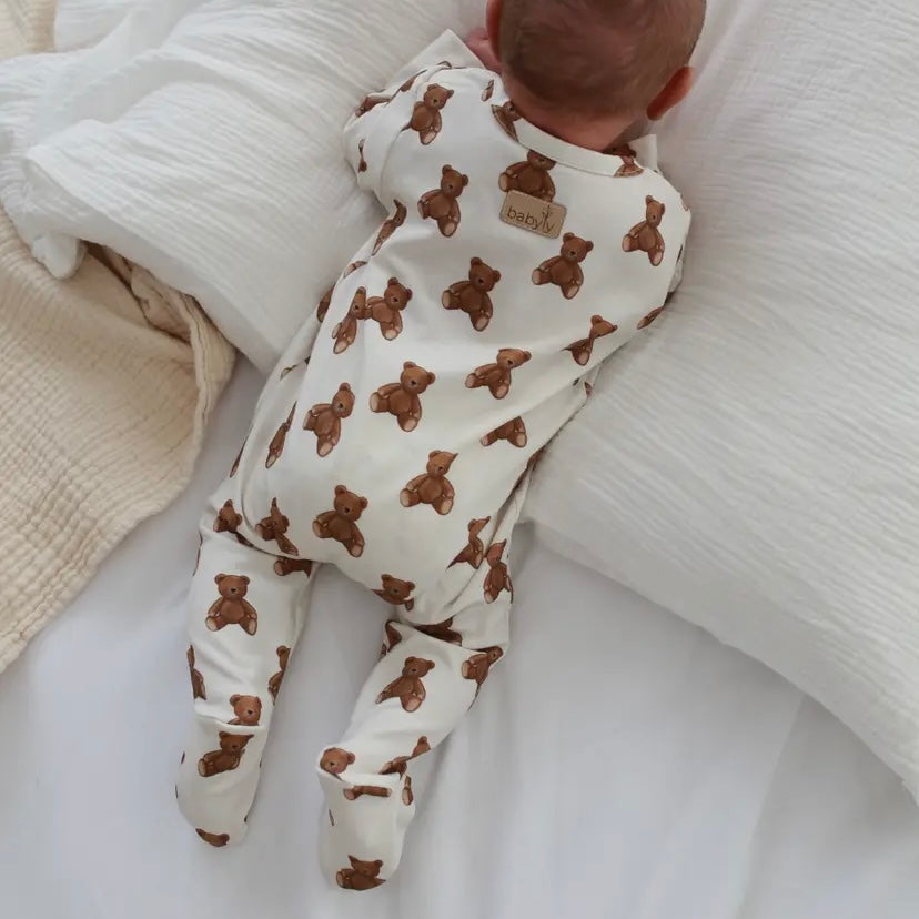 Teddy babypakje met rits