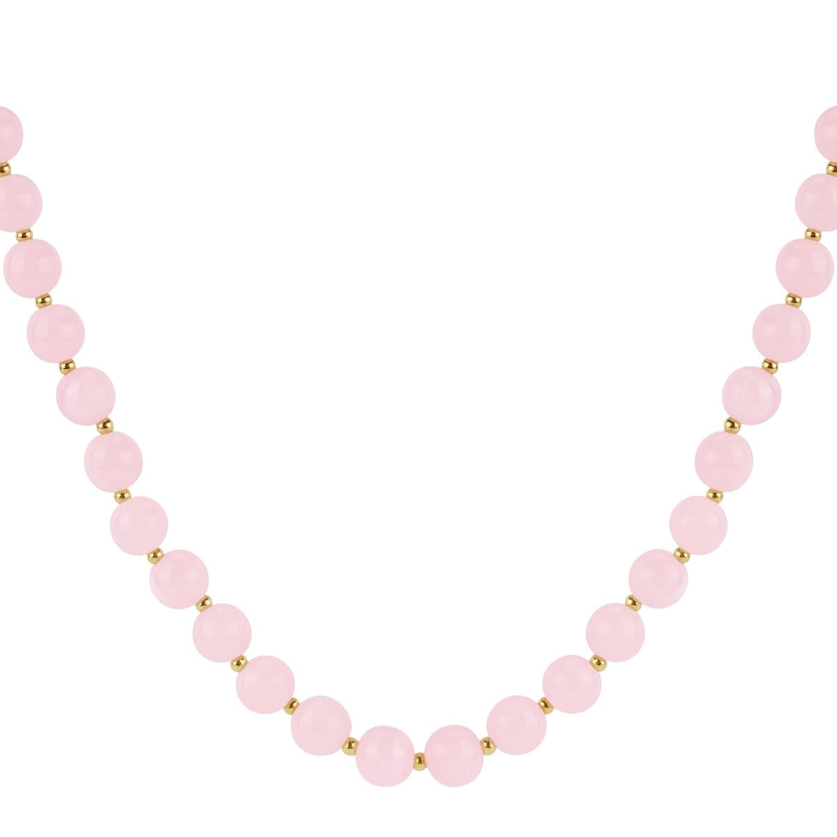 Ketting kralen lichtroze