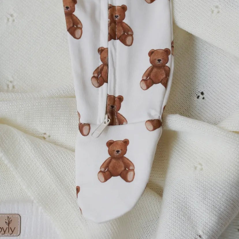 Teddy babypakje met rits