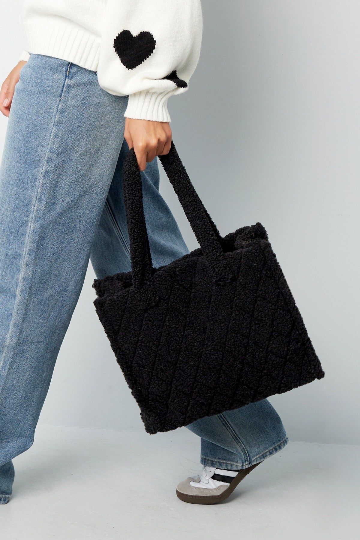 Teddy tas zwart