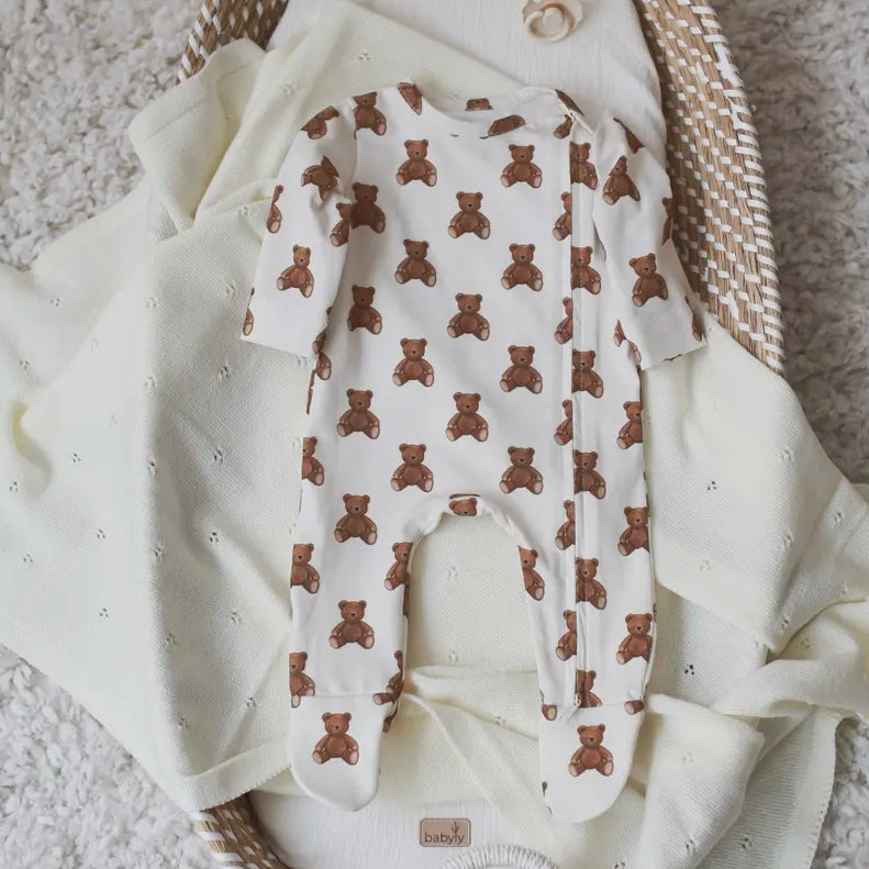 Teddy babypakje met rits