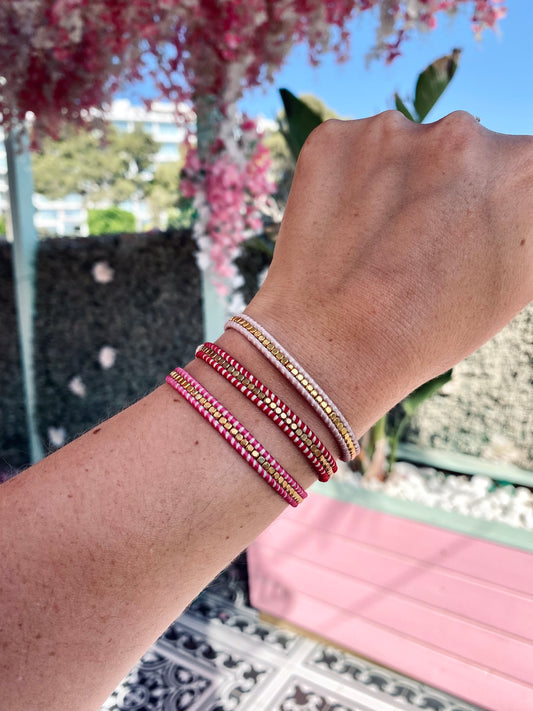 Ibiza handmade armband cubes