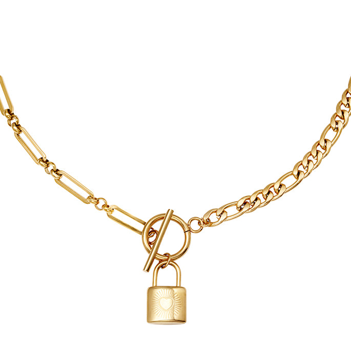 Ketting Lock Love goud