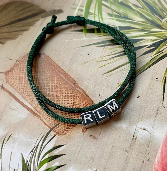 Armband cube multi letters