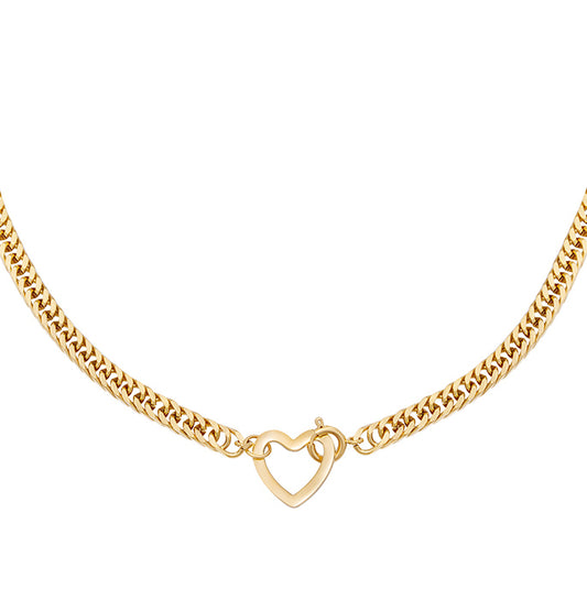 Ketting Love Chunky goud