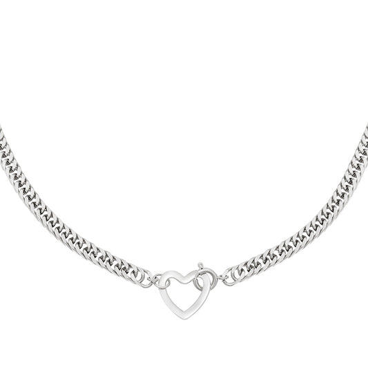 Ketting Love Chunky zilver