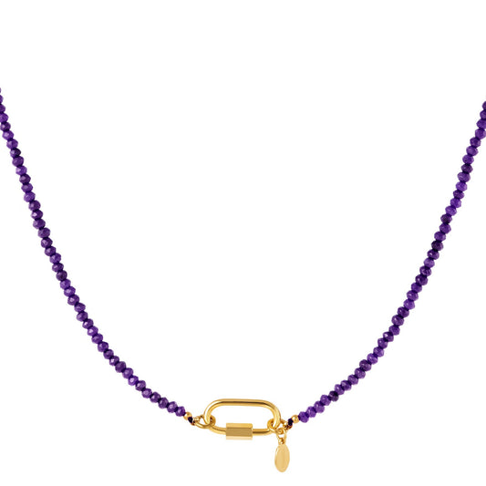 Ketting Luna purple